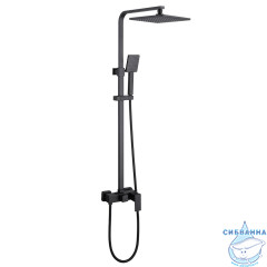 Душевая система Abber Daheim 250 1 режим AF8220B (черный матовый)