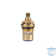 Кран-букса для смесителя, керамика, 180°, 22 зубцов, G1/2", М24, h=47 мм, IDDIS, 998CR471SM