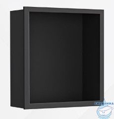 Одинарная встраиваемая ниша (черный матовый)