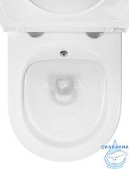 Унитаз подвесной безободковый Azario Grado AZ-046E-NR (с сиденьем Soft Close (микролифт) )