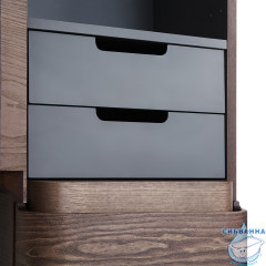 Шкаф пенал Am.Pm Sensation 40 орех