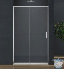 Дверь в нишу Vincea Soft 120 профиль хром, стекло прозрачное VDS-3SO2120CL