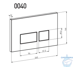 Инсталляция TONI ARTI TA-01 с кнопкой смыва TA-0044 в комплекте с безободковым унитазом Russi c сиденьем Soft close (микролифт)