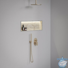 Встраиваемый смеситель для ванны Ravak Eleganta X070372 (розовое золото)