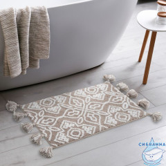 Коврик для ванной комнаты, 50x80, микрофибра, бежевый, IDDIS, DT02P58i12