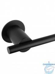 Полотенцесушитель электрический  Wonzon&Woghand Dortmund 58х71 WW-A364-MB (с возможностью скрытого подключения, подключение универсальное) (черный матовый)