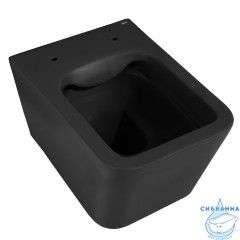 Унитаз подвесной Abber Rechteck AC1201MB с сиденьем Soft Close (микролифт)