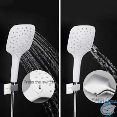 Душевая система Gappo G7117-8 250 1 режим (хром/белый)