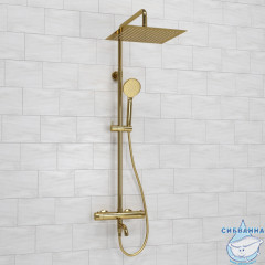 Душевая система Wasserkraft 300 1 режим A188.261.207.PG Thermo (золото глянцевое)