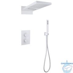 Душевая система Abber Weiss Insel 230 1 режим AF8052W (белый матовый)