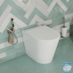 Унитаз приставной, безободковый, Calipso, IDDIS, CALRDSEi26
