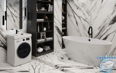 Ванна из литьевого мрамора Esse Moorea 175x77