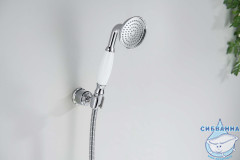 Ручной душ Aquatek Классик 1 режим AQ2008CR (хром/белый)