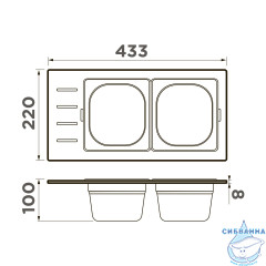 контейнер Omoikiri DC-02-2-IN 4999075