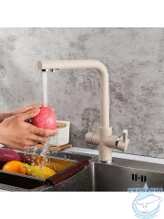 Смеситель кухни Frap F4352-23 (бежевый)