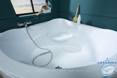 Акриловая ванна Aquanet Malta New 150x150 с каркасом