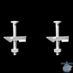 Унитаз приставной безободковый Abber Bequem AC1113 с сиденьем Soft Close (микролифт) (белый)