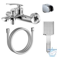 Смеситель для ванны Azario Reuleaux AZ-VWF238296C (хром)