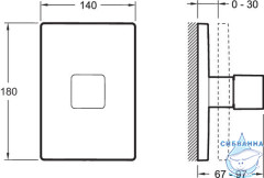 Переключатель Jacob Delafon Modulo E75413-CP