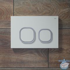  Кнопка смыва Iddis Uniglass UNG01WCi77 белый матовый