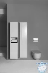 Инсталляция Laufen с кнопкой смыва в комплекте с безободковым унитазом Laufen Pro Rimless Z.RU93.0.761.5 c сиденьем Soft close (микролифт)