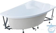Акриловая ванна Aquanet Mayorca 150x100 R с каркасом