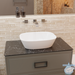 Раковина на столешницу 50 см Charus Stefania 700-026W