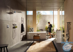 Смеситель для раковины напольный Hansgrohe Metropol 32530000 (без донного клапана)