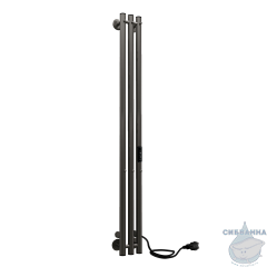 Полотенцесушитель электрический Indigo Style (с таймером) 13х120 оружейная сталь (с возможностью скрытого подключения, подключение R/L)