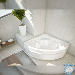Акриловая ванна Aquatek Сириус 164х164 с каркасом