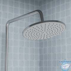 Душевая система с тропическим душем с термостатом, хром глянцевый, Kero, IDDIS, KERSB0Ti06