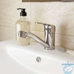 Смеситель для умывальника, поворотный, Simp, Milardo, SIMSBR0M01