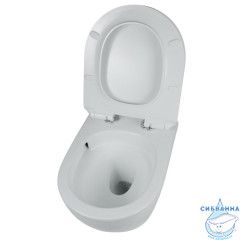 Унитаз подвесной безободковый Calypso CS246UQ-TK с сиденьем Soft Close (микролифт)