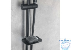 Душевая система Aquatek Вега 300 AQ1074MB (черный матовый)