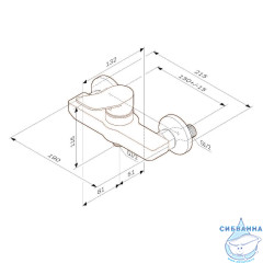 Смеситель для душа AM.PM X-Joy F85A20022 (черный матовый)