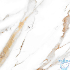GT60600103MR Плитка грес глаз. Calacatta Royal_GT Белый 60*60 _ 1 \43,2