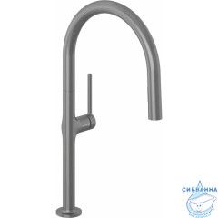 Смеситель для кухни Kludi Reef 50851N275 (оружейная сталь)