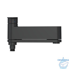 Смеситель для ванны Ravak Chrome CR II 022.00BL X070463 (черный матовый)