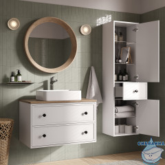 Пенал подвесной Iddis Torr 40 см, белый матовый