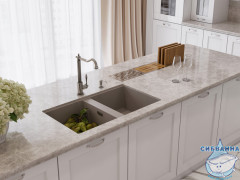 Смеситель для кухни Omoikiri Toshima-SI античное серебро