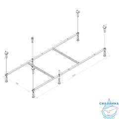Каркас для ванны AM.PM Func 170x70