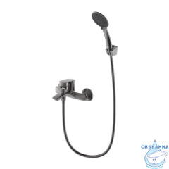 Смеситель для ванны, графит, Rora, Milardo, RORGM00M02