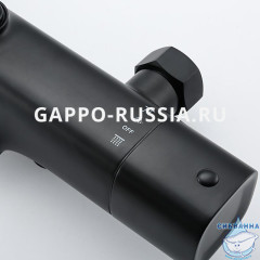 Душевая система Gappo G2495-76 260 1 режим (черный матовый)