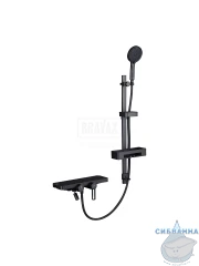 Смеситель для ванны с душевым гарнитуром Gappo G3296-26 (черный матовый)