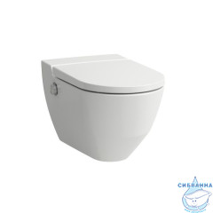 Унитаз подвесной безободковый Laufen Cleanet Navia 8.2060.1.400.000.1 с сиденьем Soft Close (микролифт)