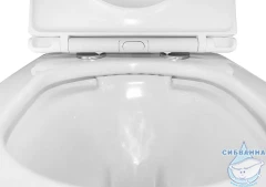 Инсталляция Charus City с кнопкой смыва Charus хром глянец, в комплекте с унитазом Azario Uno с сиденьем Soft close (микролифт) 