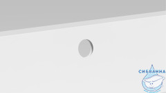 Ванна из искусственного камня Salini Orlando Axis 180x80 (материал S-Sense, белый матовый)