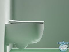 Унитаз подвесной безободковый Ceramicanova Modena  Rimless CN6063MW с сиденьем быстросъемным Soft Close (микролифт)