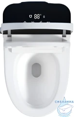 Унитаз приставной безободковый SantiLine SL-5034 с сиденьем Soft Close (микролифт)