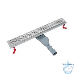 Лоток душевой, сифон 360, комбинированный затвор, перфорированная решетка, 700мм, хром, IDDIS, 975B7SB20DZ